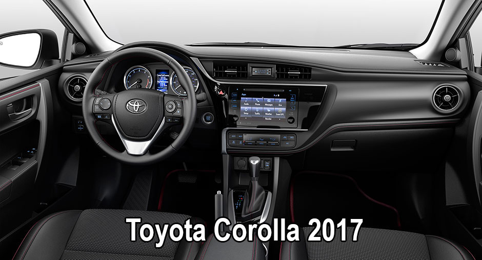 Toyota Corolla 2017 вид салона
